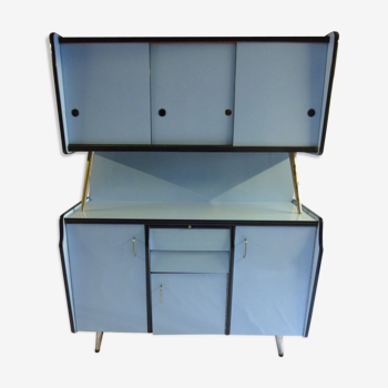 Buffet en formica bleu gitane