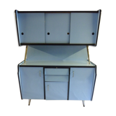 Buffet en formica bleu gitane