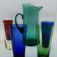 Vintage 1960s glass orangeade service
