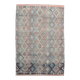 5x8 Kilim Light Blue Geometric Style Kilim Rug, 165x245Cm