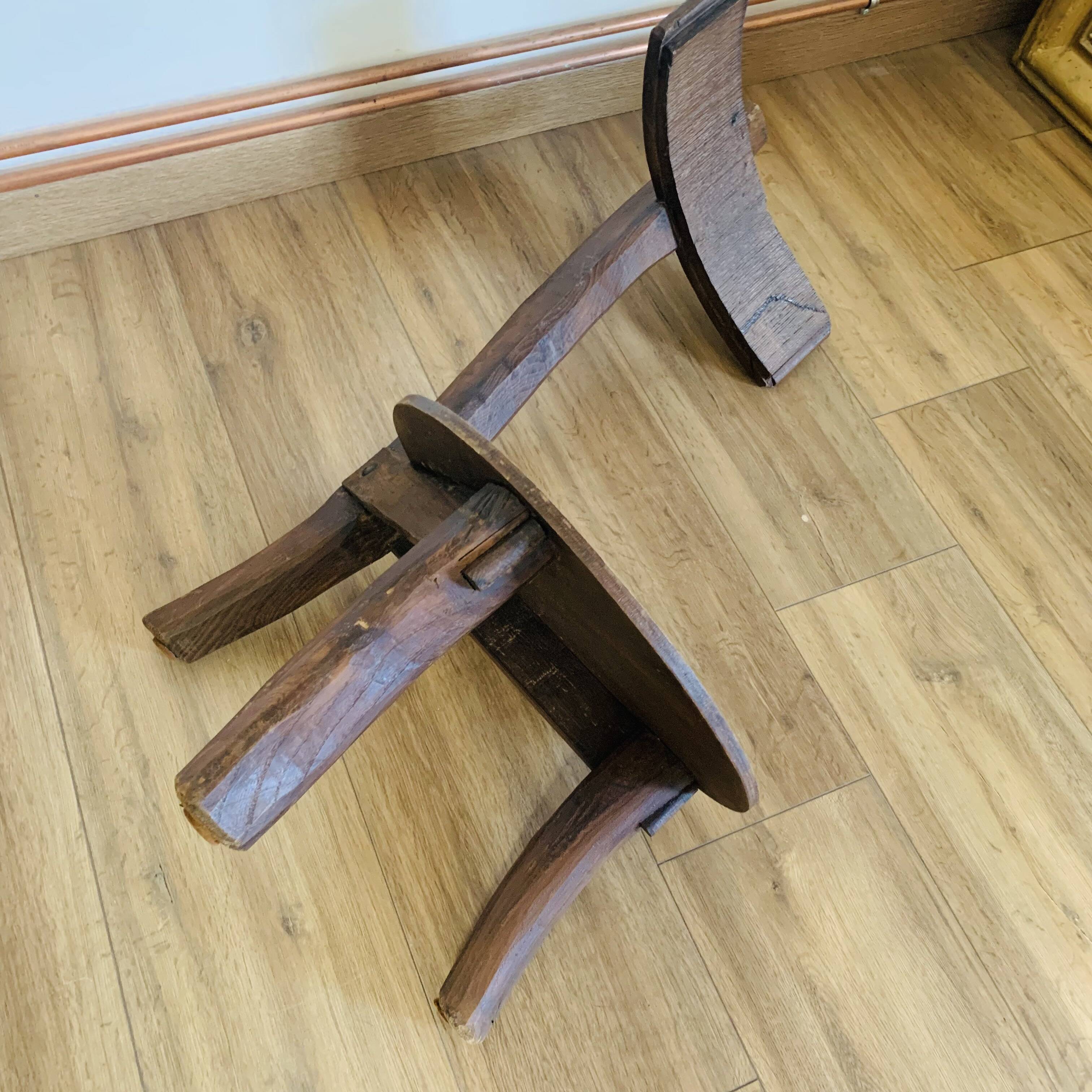 Pair of Brutalist Chairs