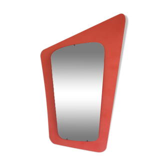 Miroir asymétrique - vintage - années 50 - 106x70cm
