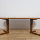 Mid-Century Teak Round Extending Dining Table, Denmark, 1960s