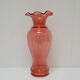 Art Czech glass vase, by Glasswork Novy Bor, 1950s