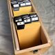 Wooden box workbook or directory