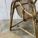 Vintage rattan armchair