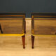 Pair of tables with crystal glass spiegel parsol, germany, 1970