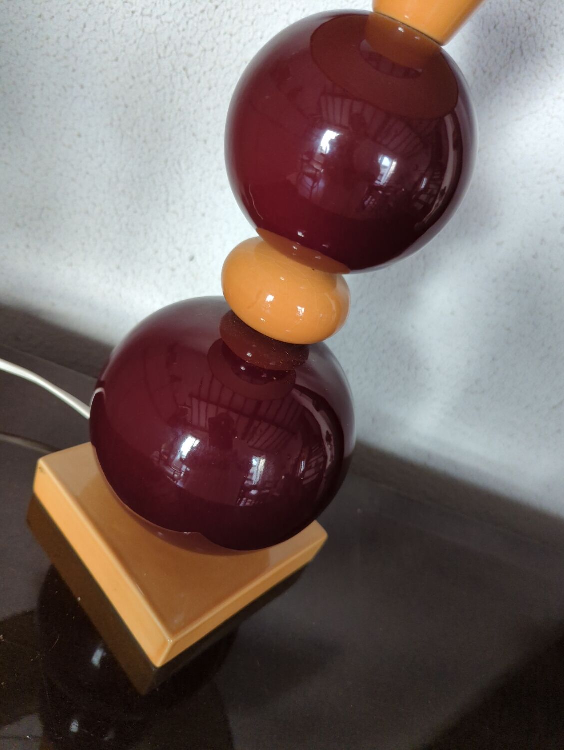 Vintage ceramic lamp 80 menphis style