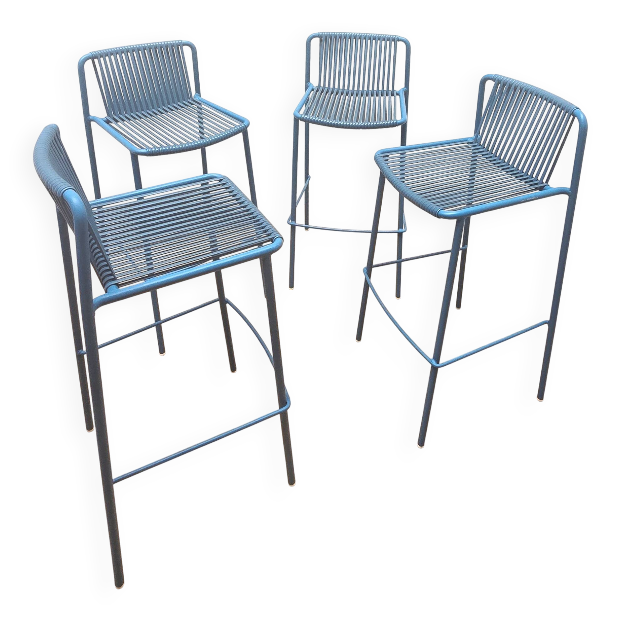 Set of 4 Tribeca 3667 stools, Pedrali