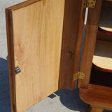 art deco dressing table in light wood