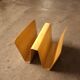 Wooden magazine rack from the 80s and 90s Habitat