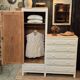 Vintage asymmetrical wardrobe