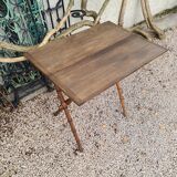Folding gaming table end 19 th