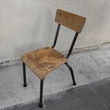 Chaise écolier enfant chaise de maternelle 1960