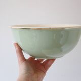 Green mint salad bowl, Villeroy and Boch, vintage