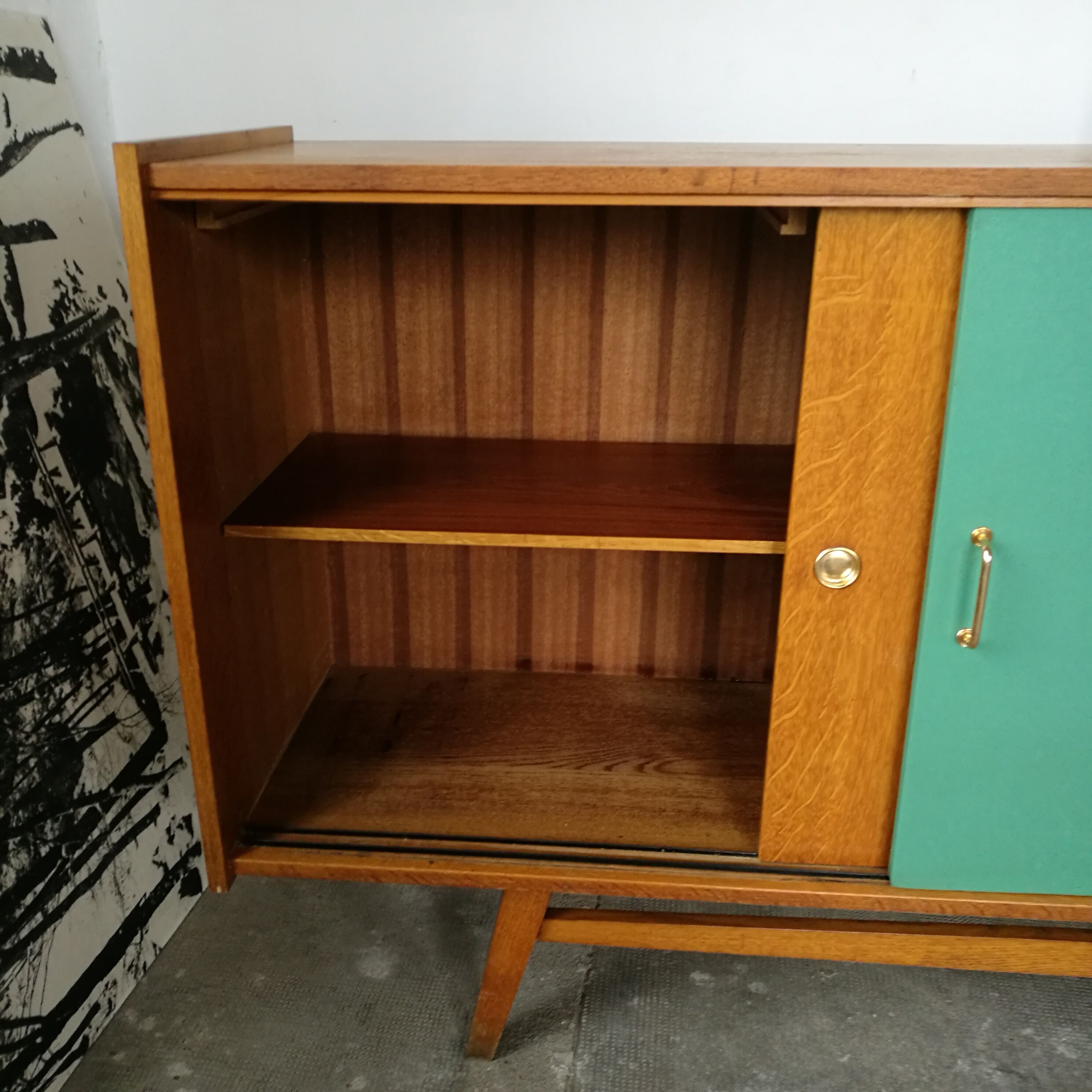 Vintage oak sideboard