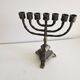 Ancien Chandelier Menorah 7 branches