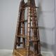 Ancient Indian library made of teak wood