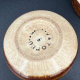 Set of 5 antique bowls signed Faïence de Quimper