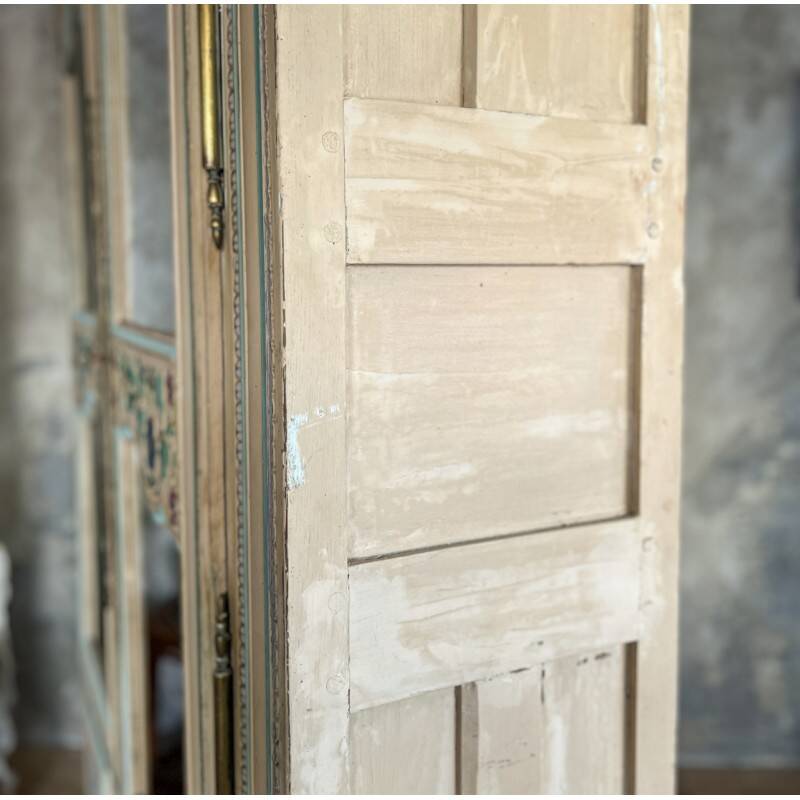 Painted antique wardrobe