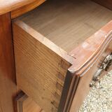 Chest of drawers Louis XV in cherry wood