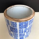 Ancient ceramic covered pot from China