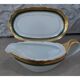 Saucière with Limoges porcelain top beautiful gilding