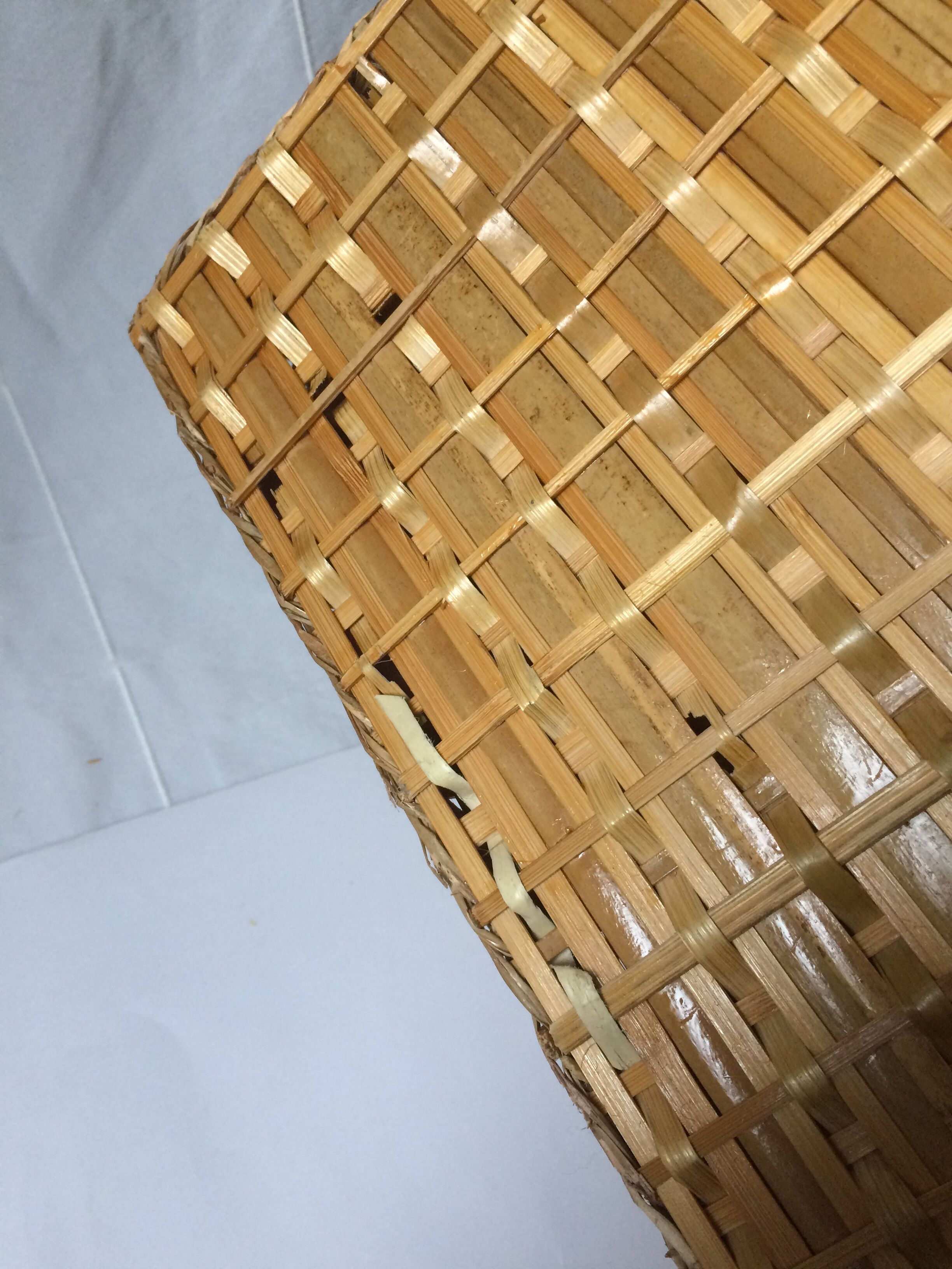 Vintage rattan/wicker case