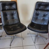 Fauteuil de bureau pivotant Artifort design Geoffroy Harcourt