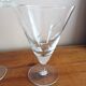 Set of 3 stemmed glasses, foliage design