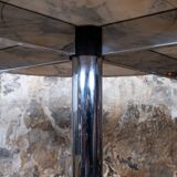 Calacatta marble Super Malta table, Roche Bobois, 1980s