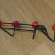 Coat rack 4 red balls - 1960s