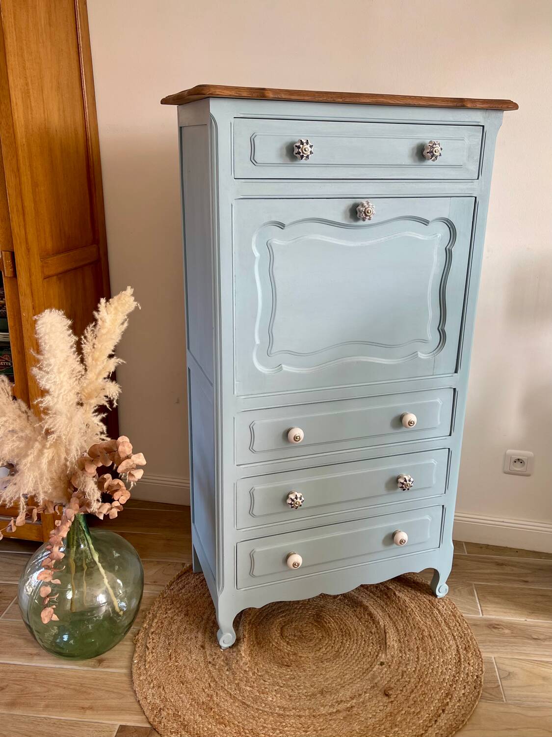 Renovated antique secretary