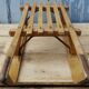 Wooden toboggan