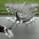 Portieux Meisenthal set of 10 crystal wine glasses