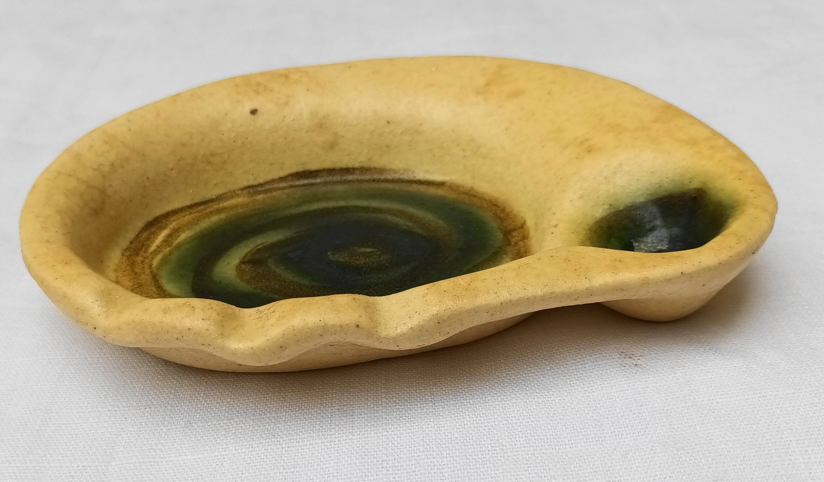 Set of 2 ceramic pieces by Nikos Dazelidis, 60s