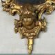 Pair of carved and gilded wooden mirrors, Italy 19th century