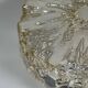 1960s 1970s Ceiling Lamp Flush Mount in Glass & Metal Space Age Design