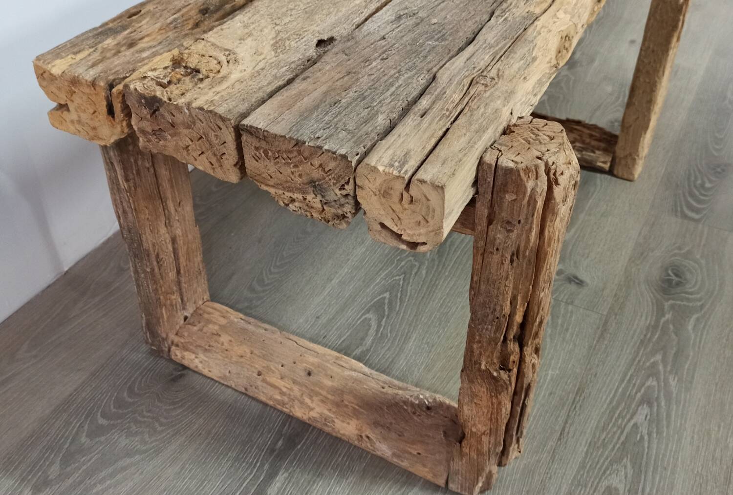 Wooden coffee table