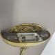 Set of 2 xxl 48cm Floral Brass Wall Light Sconces by C.S. ARTE, Italy 1980s