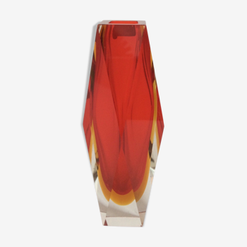 Vase en verre Murano années 60