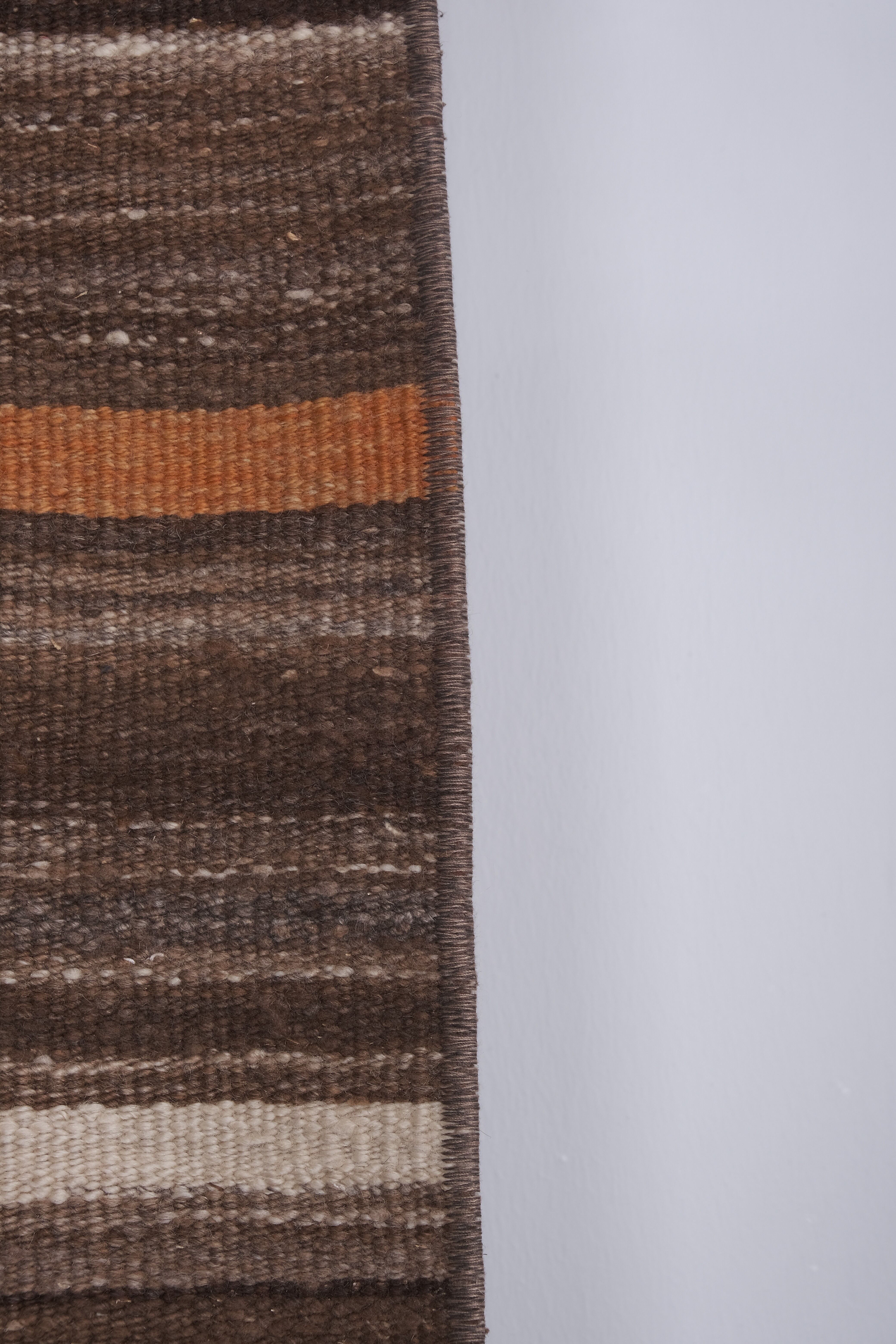 Vintage Turkish rug from Oushak, hand-woven 56x340 cm