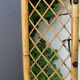 Vintage rattan wardrobe