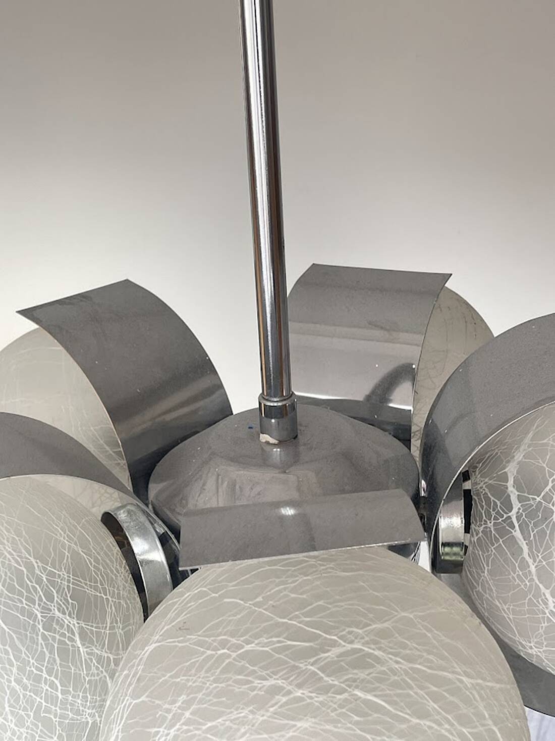 Sputnik Pendant Light Fixture by Szarvasi 1970s