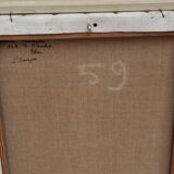 Table of yellow chrysanthemums