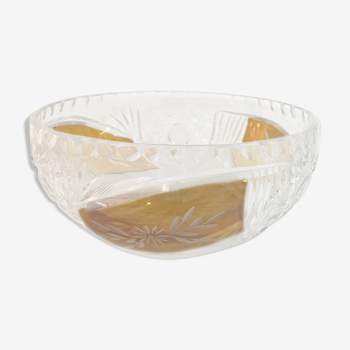 Bohemian crystal cup bowl