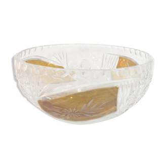 Bohemian crystal cup bowl