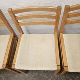 Set of 6 Swedish chairs 1970