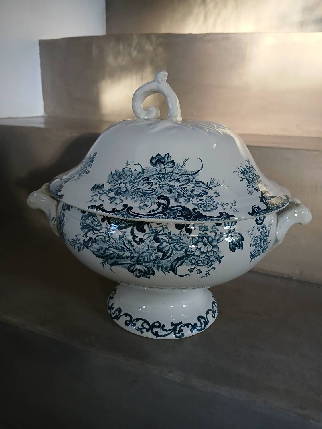 Antique Ironstone Soup Tureen