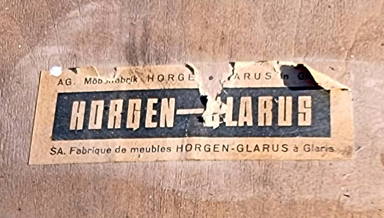 Lot of 6 Horgen-Glaris bistro chairs from the 40s